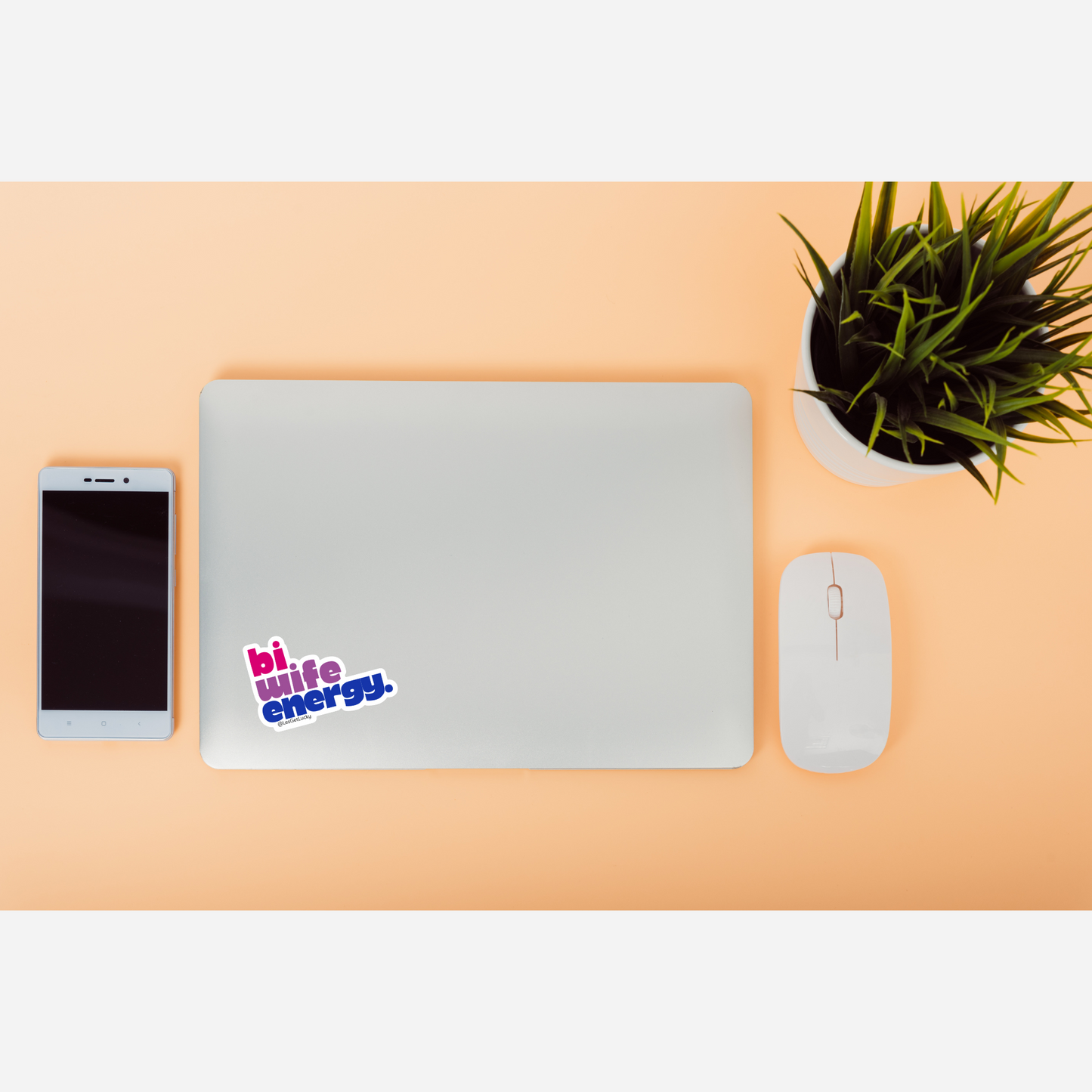 LGBTQ+ Sticker | Pride Accessories | Bisexual Merchandise | Car, Bottle, Laptop Sticker