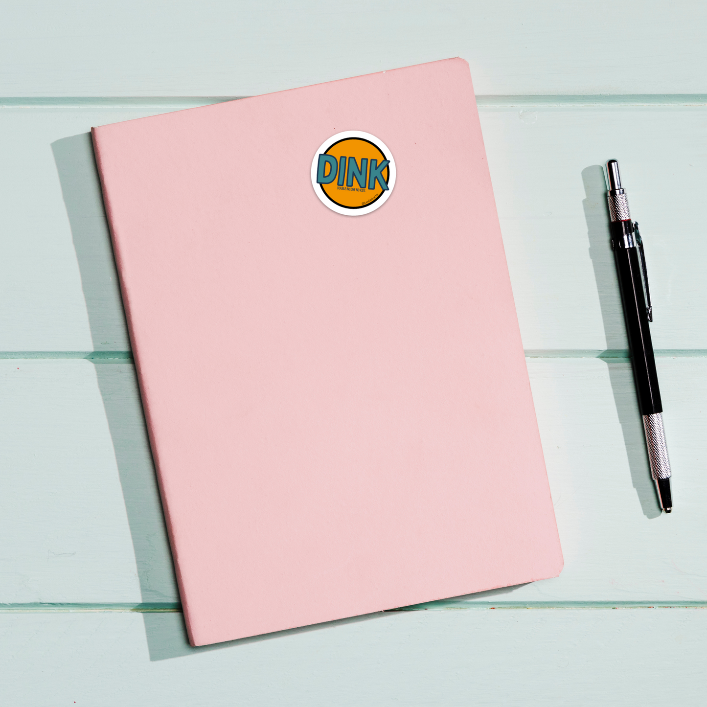 DINK Vinyl Sticker | Double Income, No Kids Accessories | Child-free Car, Laptop Sticker