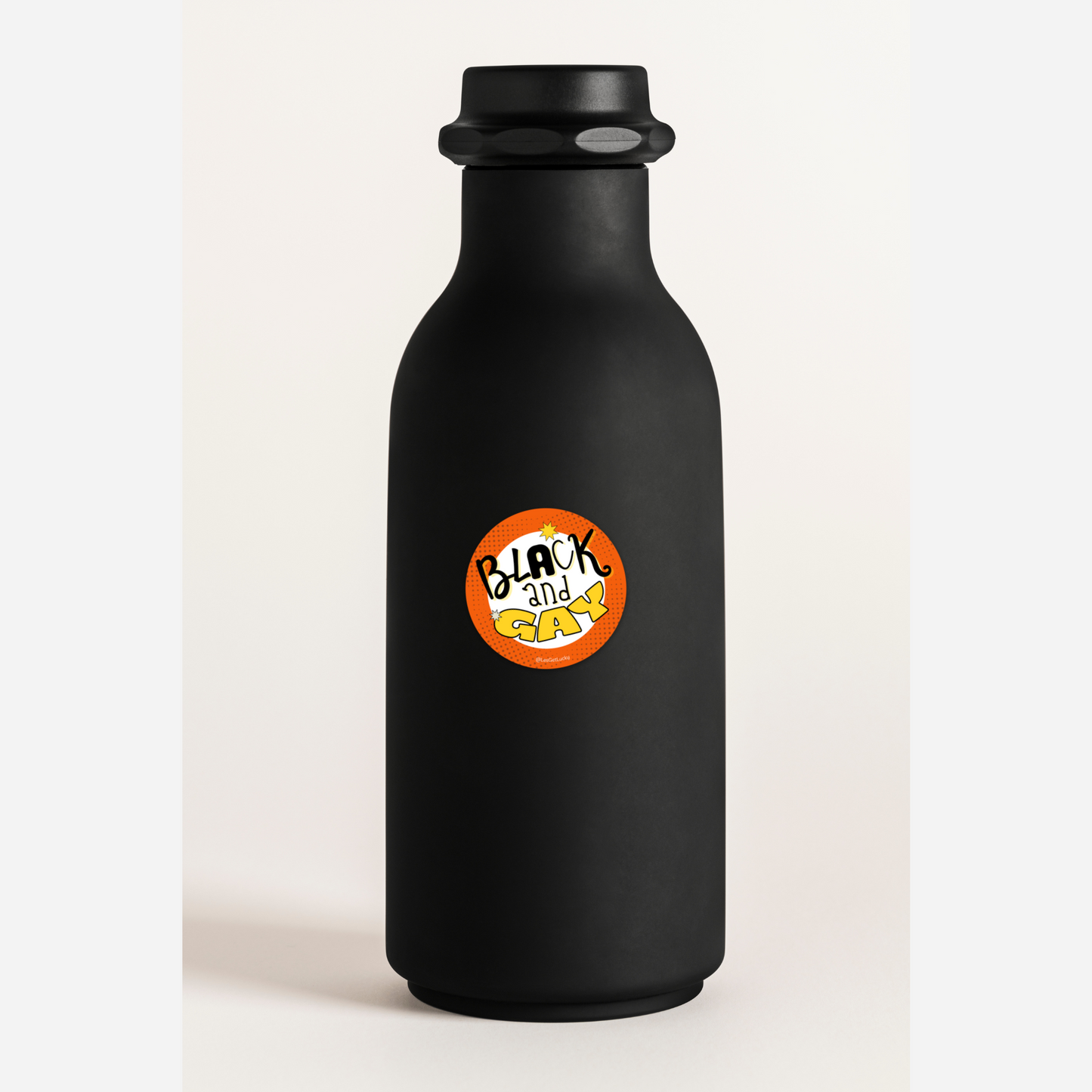 LGBTQ+ Sticker | Black Pride Accessories | Lesbian, Gay, Bisexual Merch | Car, Bottle, Laptop Sticker
