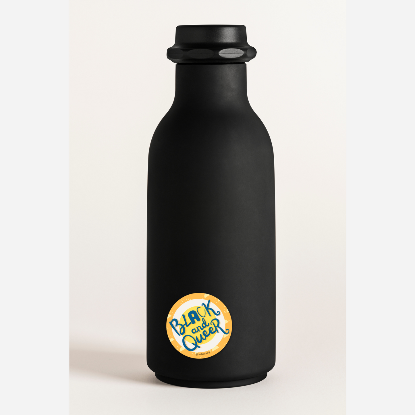 LGBTQ+ Sticker | Black Pride Accessories | Lesbian, Gay, Bisexual Merch | Car, Bottle, Laptop Sticker
