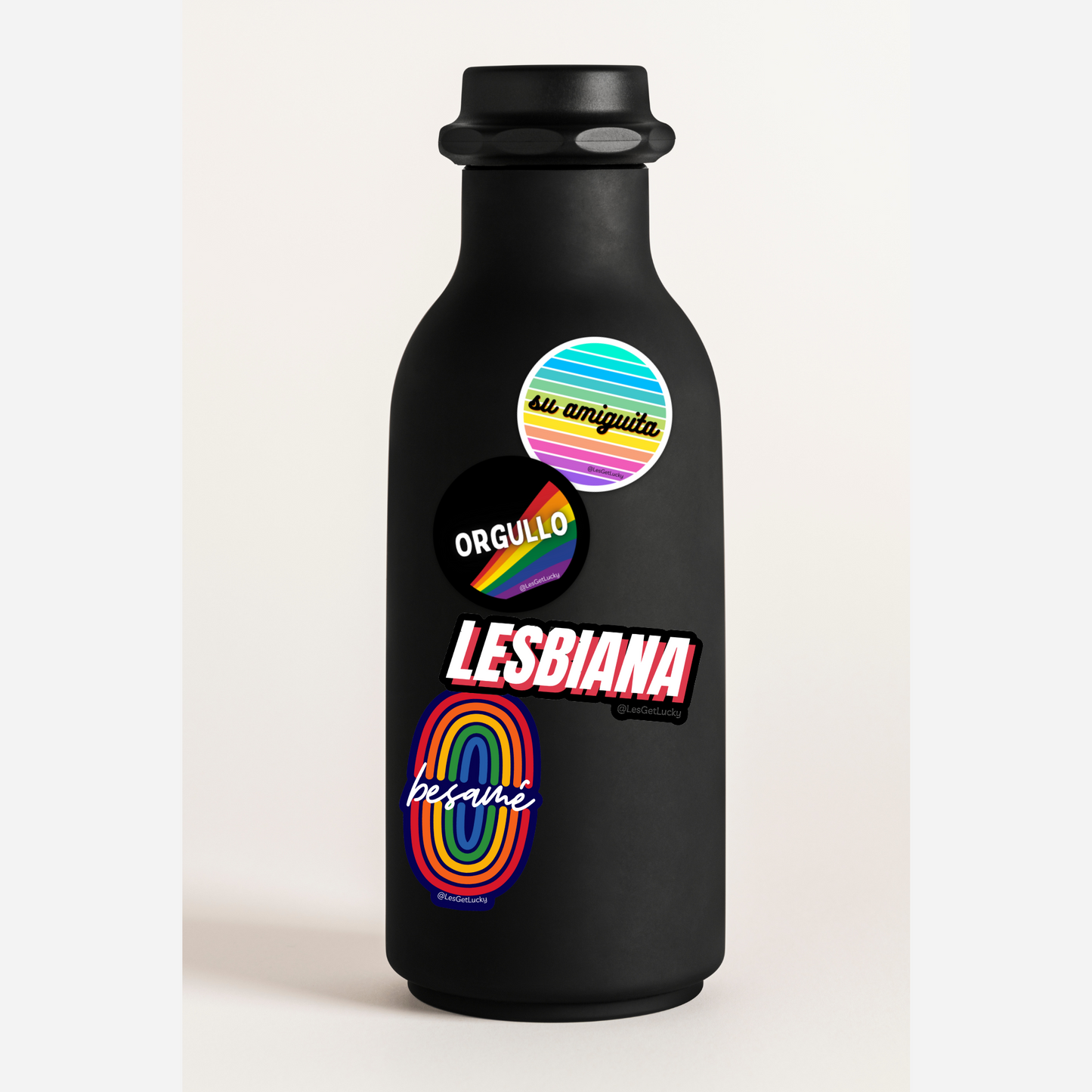 LGBTQ+ Sticker Bundle | Pride Accessories | Lesbian, Gay, Bisexual Merch | Car, Bottle, Laptop Sticker