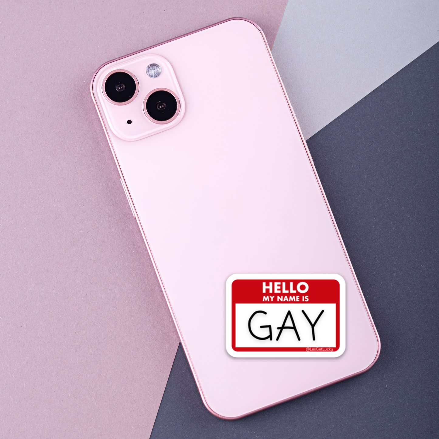 LGBTQ+ Sticker | Gay Pride Accessories | Lesbian, Gay, Bisexual Merch | Car, Bottle, Laptop Sticker