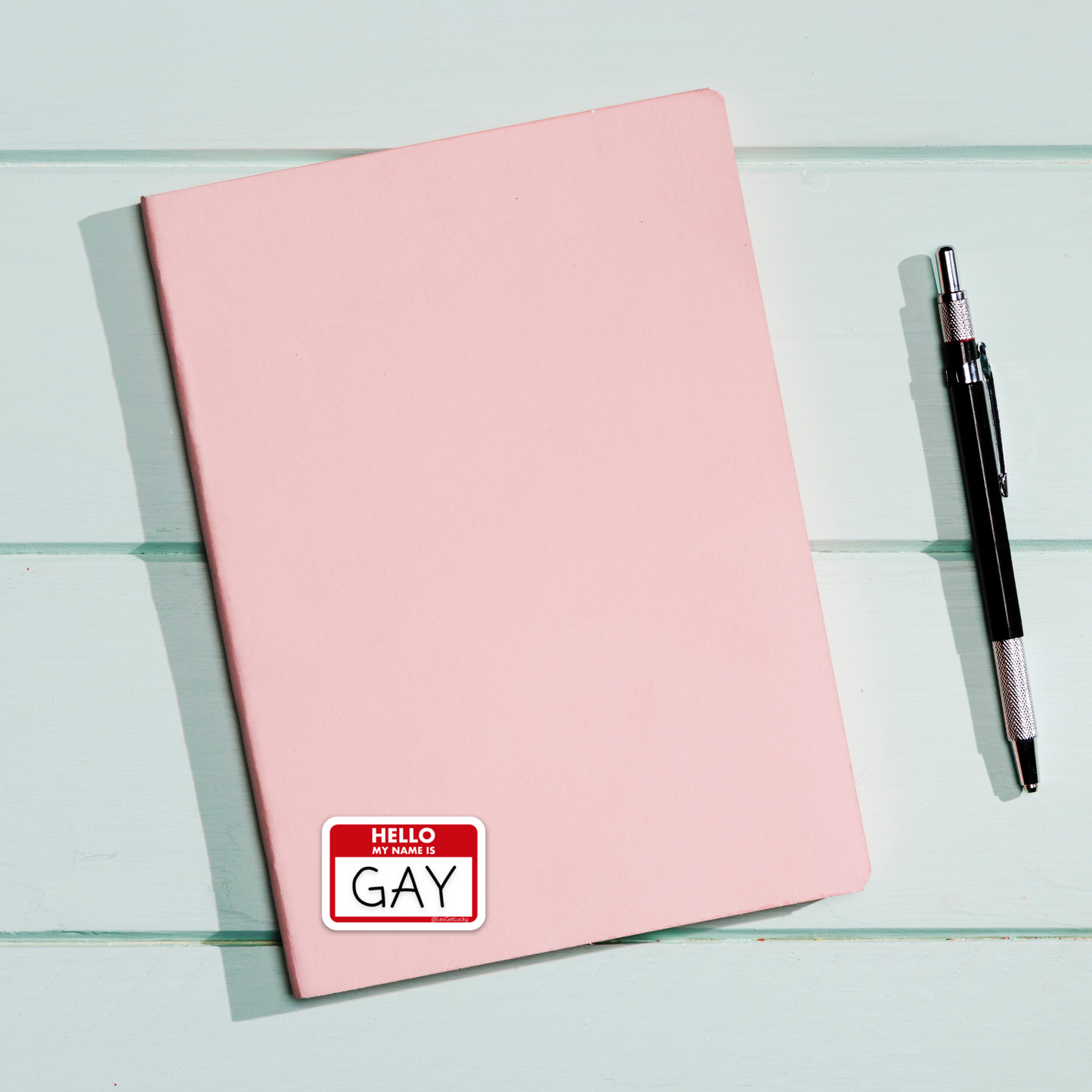 LGBTQ+ Sticker | Gay Pride Accessories | Lesbian, Gay, Bisexual Merch | Car, Bottle, Laptop Sticker