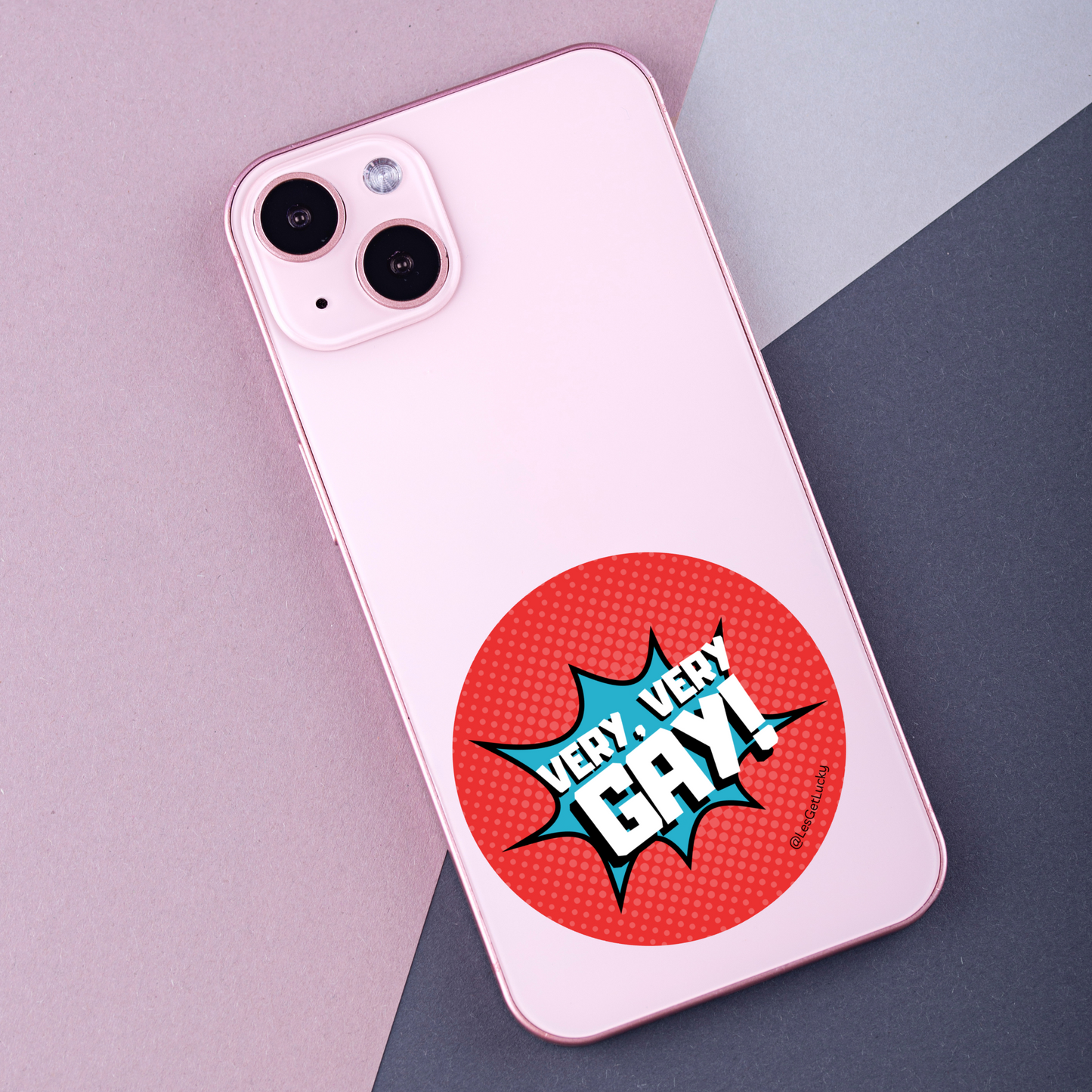 LGBTQ+ Sticker | Pride Accessories | Lesbian, Gay, Bisexual Merch | Car, Bottle, Laptop Sticker