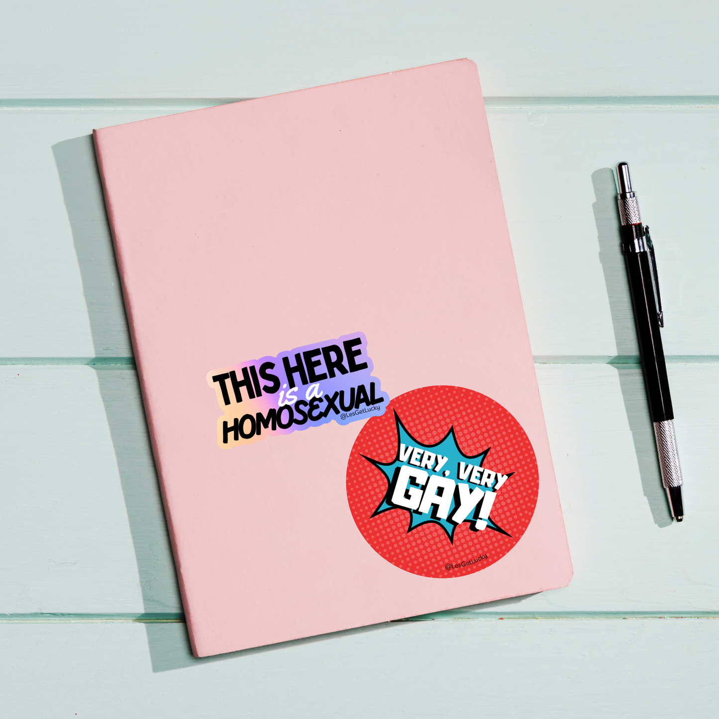Gay Pride Sticker Mini Bundle | LGBTQ+ Vinyl Stickers | Pride Accessories