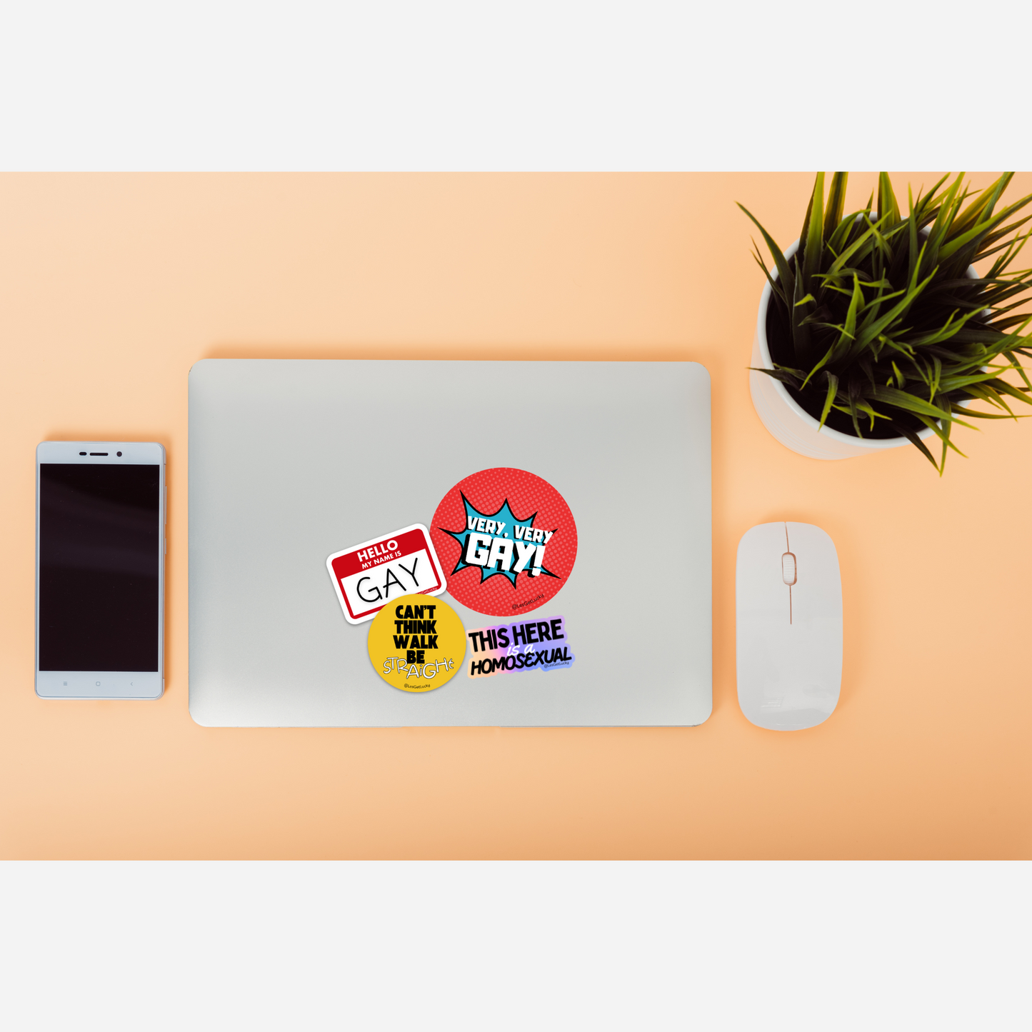 Gay Pride Sticker Mega Bundle | LGBTQ+ Vinyl Stickers | Pride Accessories