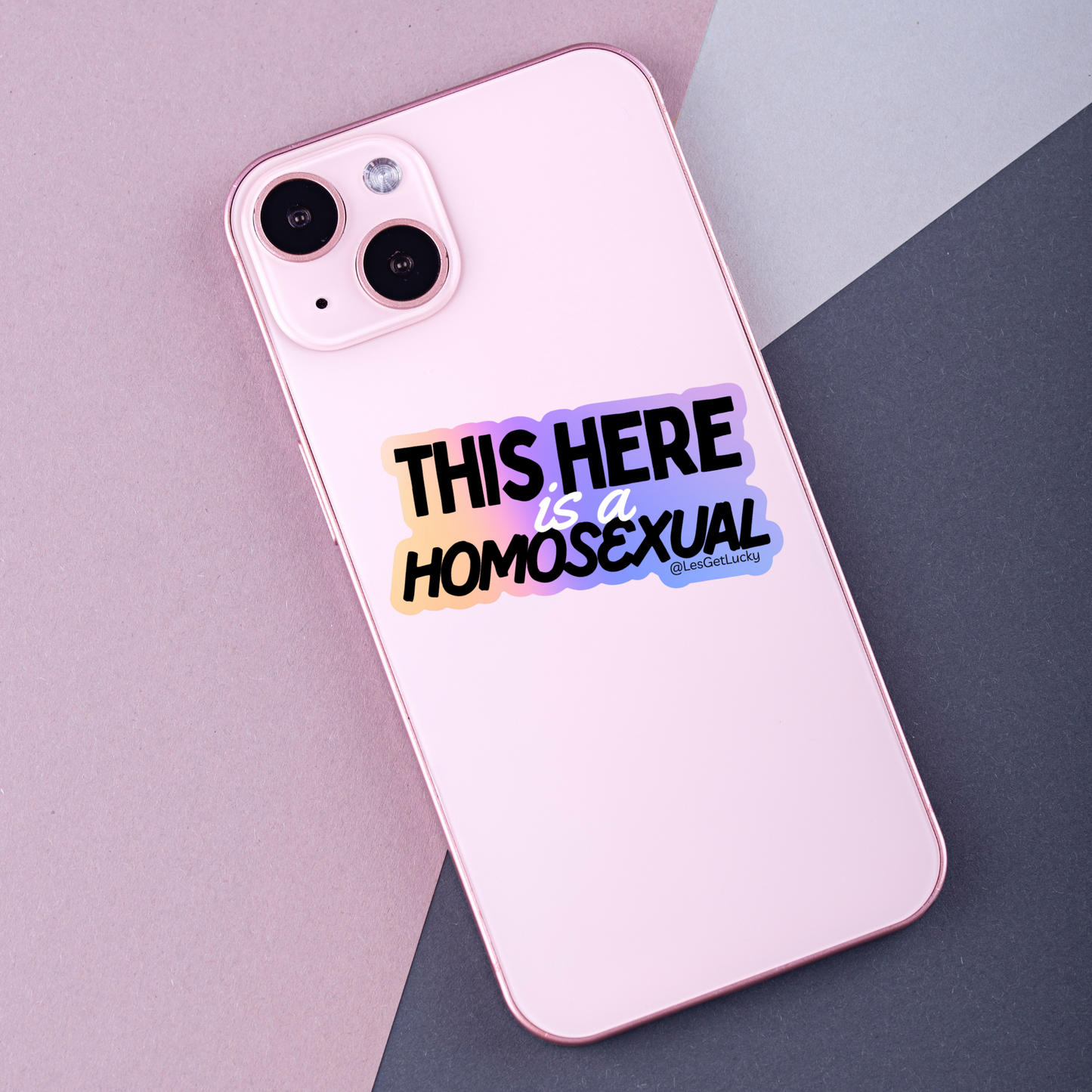 LGBTQ+ Vinyl Stickers | Pride Accessories | Lesbian, Gay, Bisexual Merch | Car, Bottle, Laptop Sticker