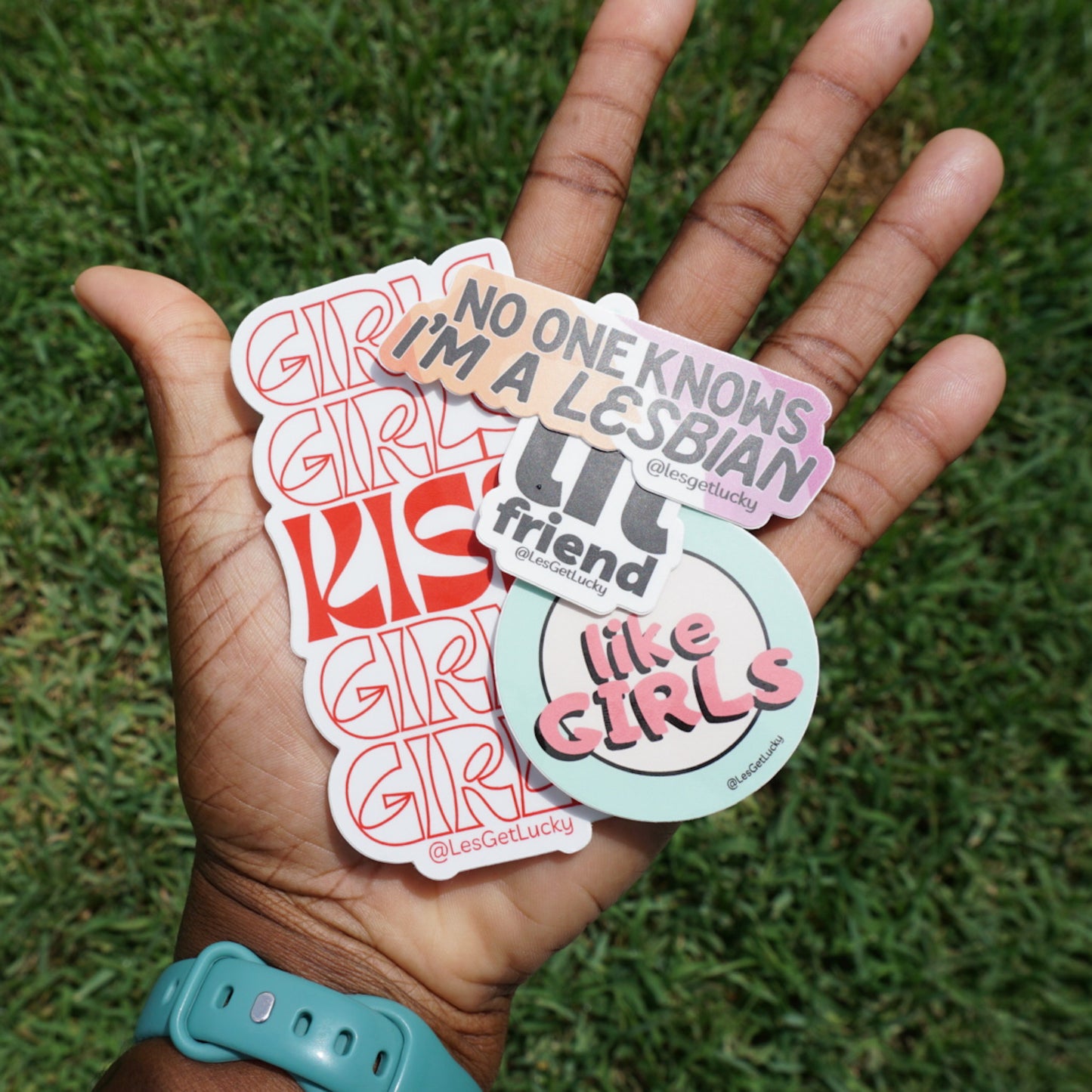 LGBTQ+ Sticker Bundle | Pride Accessories | Lesbian, Gay, Bisexual Merch | Car, Bottle, Laptop Sticker