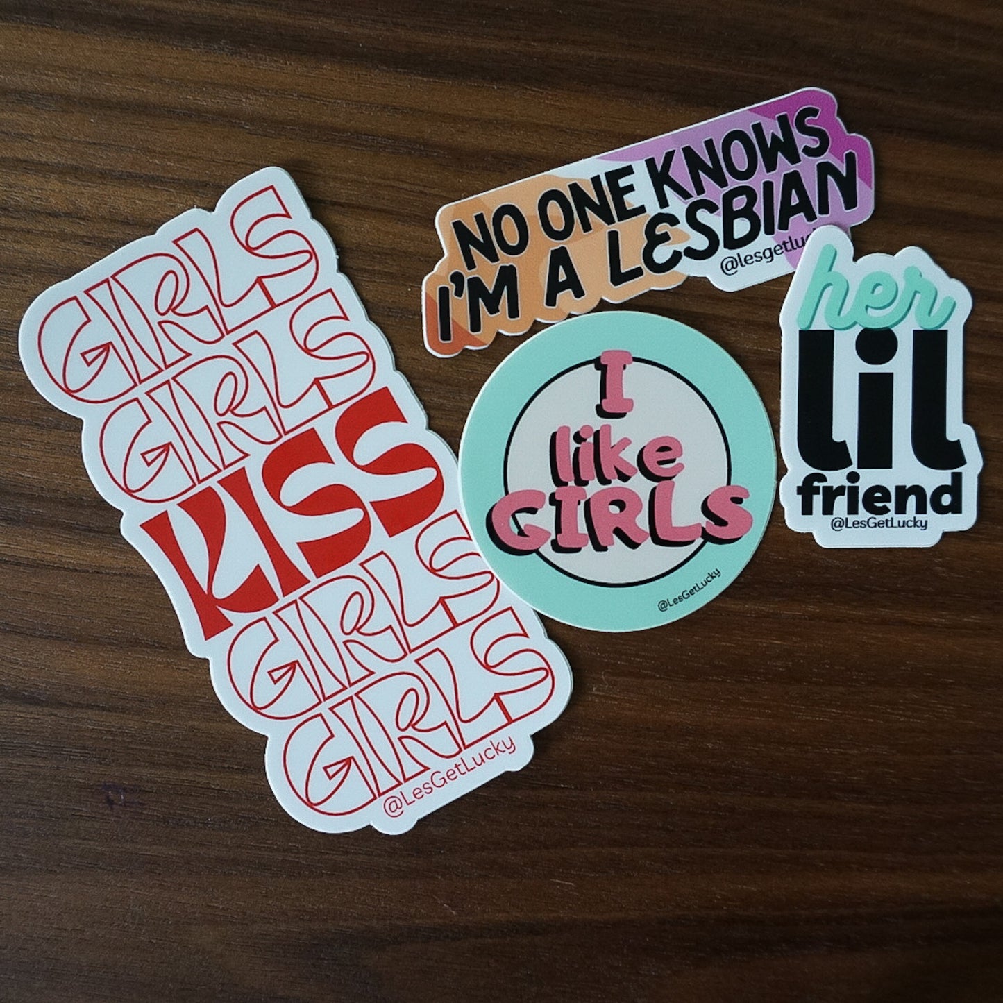 LGBTQ+ Sticker Bundle | Pride Accessories | Lesbian, Gay, Bisexual Merch | Car, Bottle, Laptop Sticker