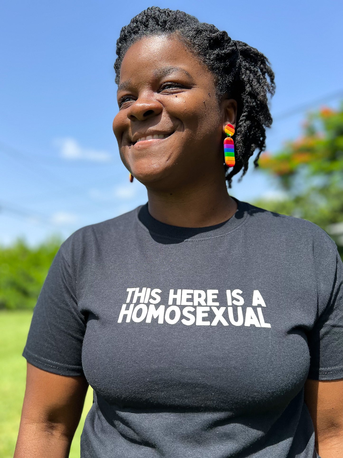 This Here Is a Homosexual | LGBTQ+ Pride T-Shirt | Lesbian and Gay Pride