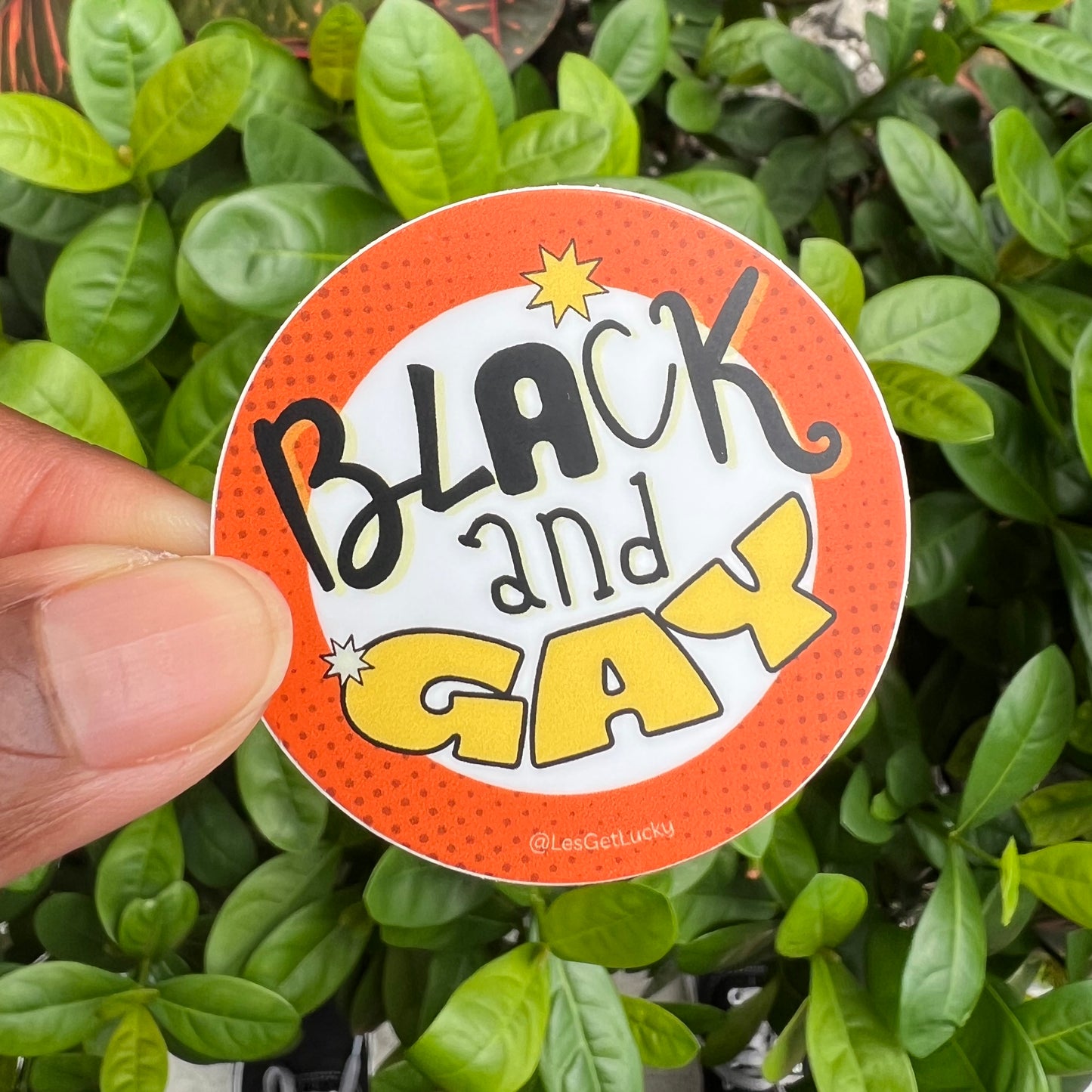 LGBTQ+ Sticker | Black Pride Accessories | Lesbian, Gay, Bisexual Merch | Car, Bottle, Laptop Sticker