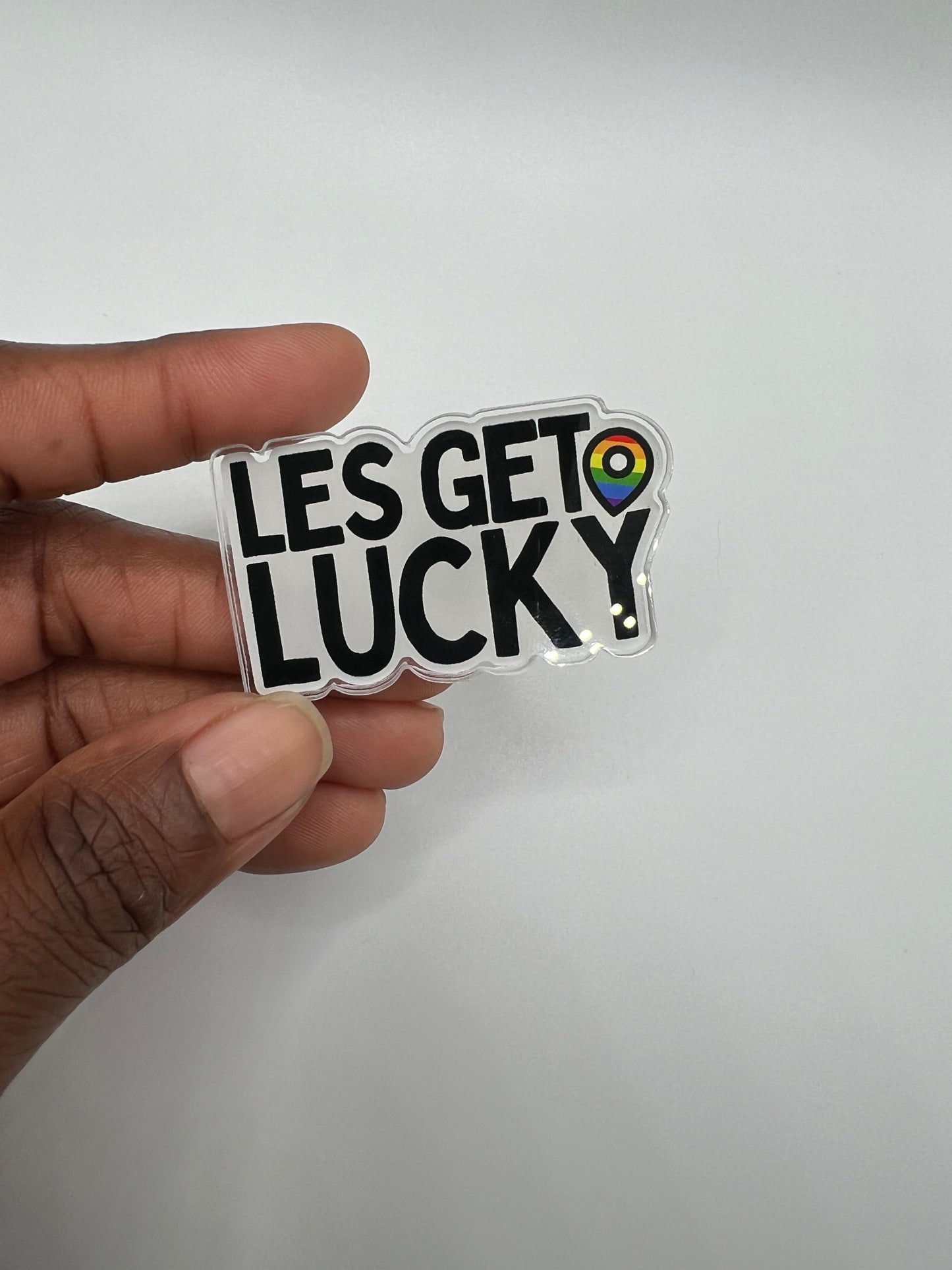 LGBTQ+ Pin | Lesbian Pride | Equality Clothing Accessories | Acrylic Pin