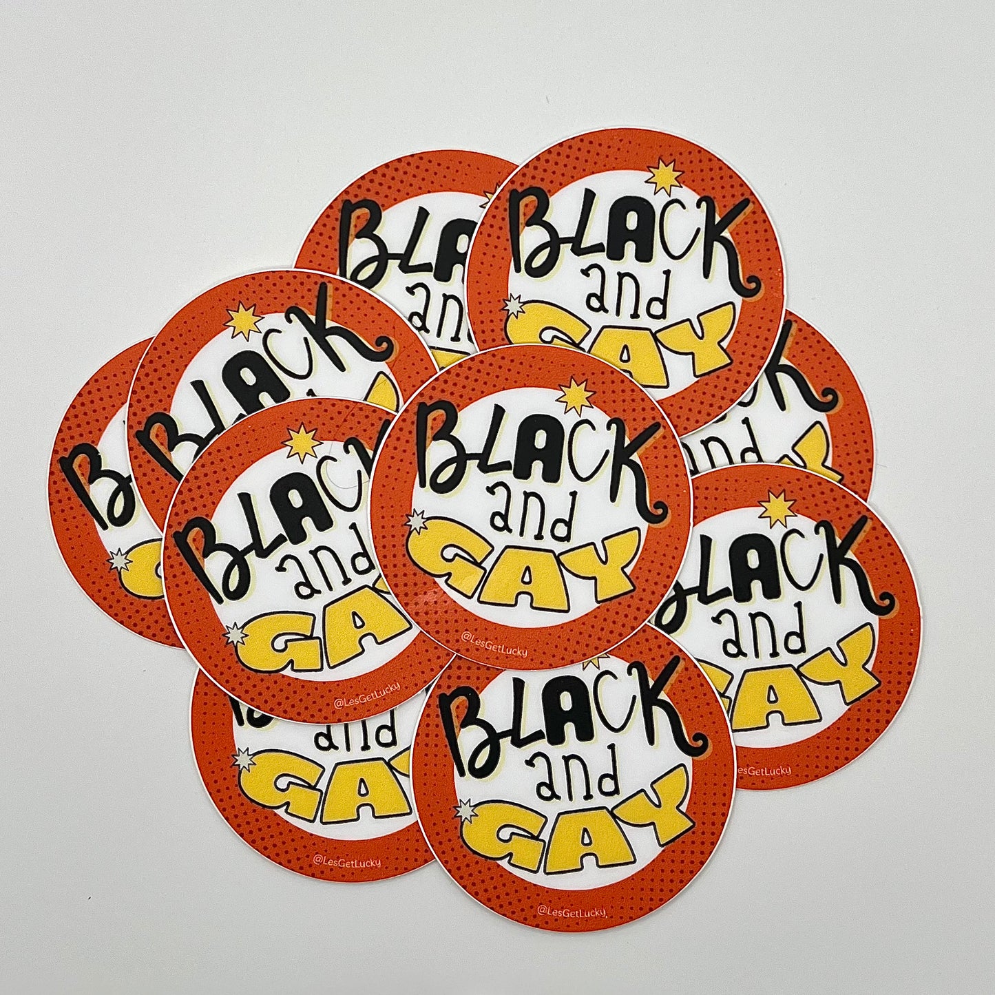 LGBTQ+ Sticker | Black Pride Accessories | Lesbian, Gay, Bisexual Merch | Car, Bottle, Laptop Sticker