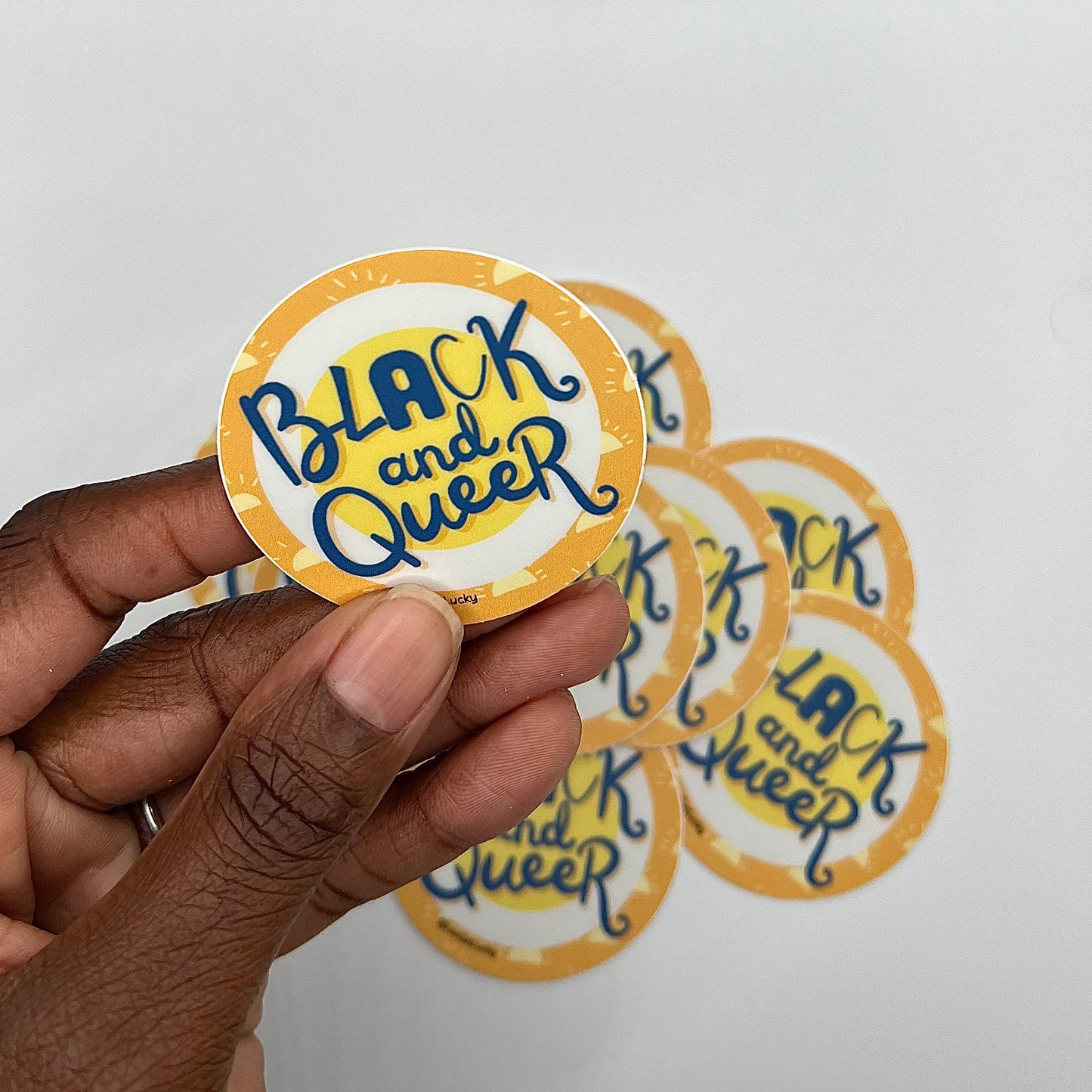 LGBTQ+ Sticker | Black Pride Accessories | Lesbian, Gay, Bisexual Merch | Car, Bottle, Laptop Sticker