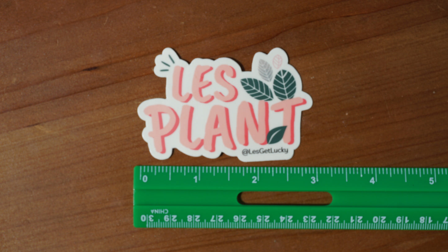 LGBTQ+ Vinyl Stickers | Lesbian Gardening Pride | Accessories | Lesbian, Gay, Bisexual Merch | Car, Bottle, Laptop Sticker