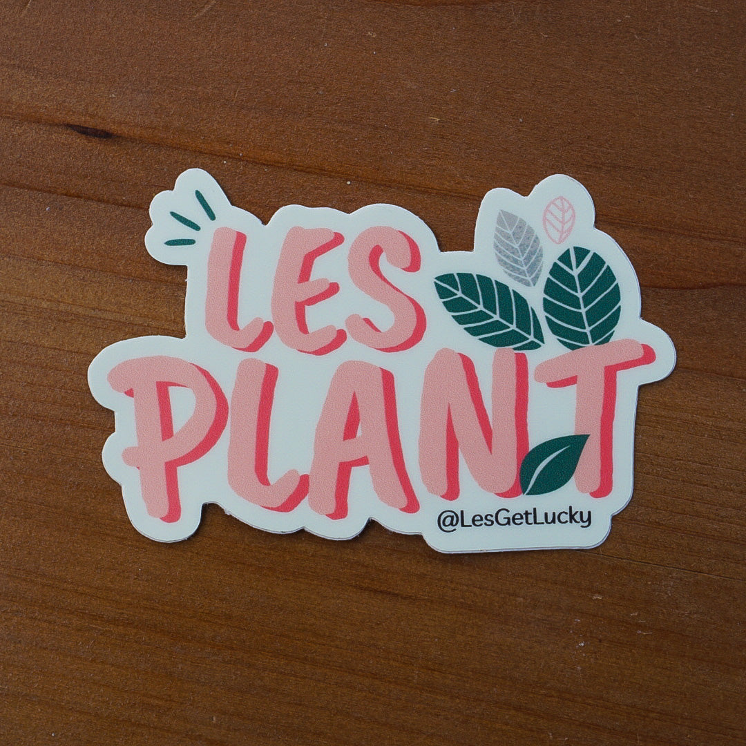 LGBTQ+ Vinyl Stickers | Lesbian Gardening Pride | Accessories | Lesbian, Gay, Bisexual Merch | Car, Bottle, Laptop Sticker