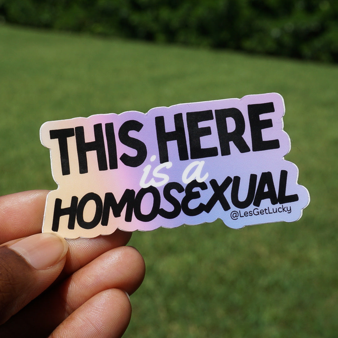 LGBTQ+ Vinyl Stickers | Pride Accessories | Lesbian, Gay, Bisexual Merch | Car, Bottle, Laptop Sticker
