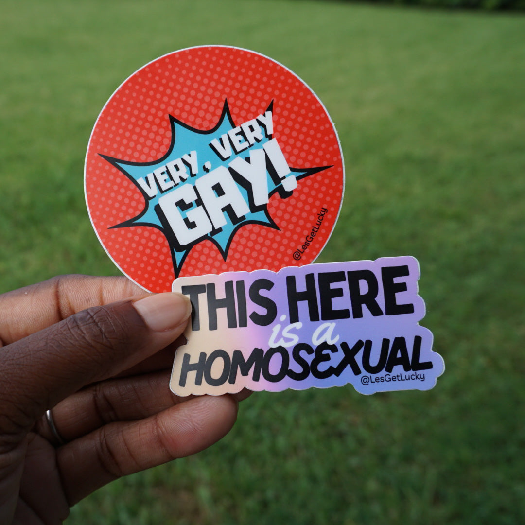 Gay Pride Sticker Mini Bundle | LGBTQ+ Vinyl Stickers | Pride Accessories