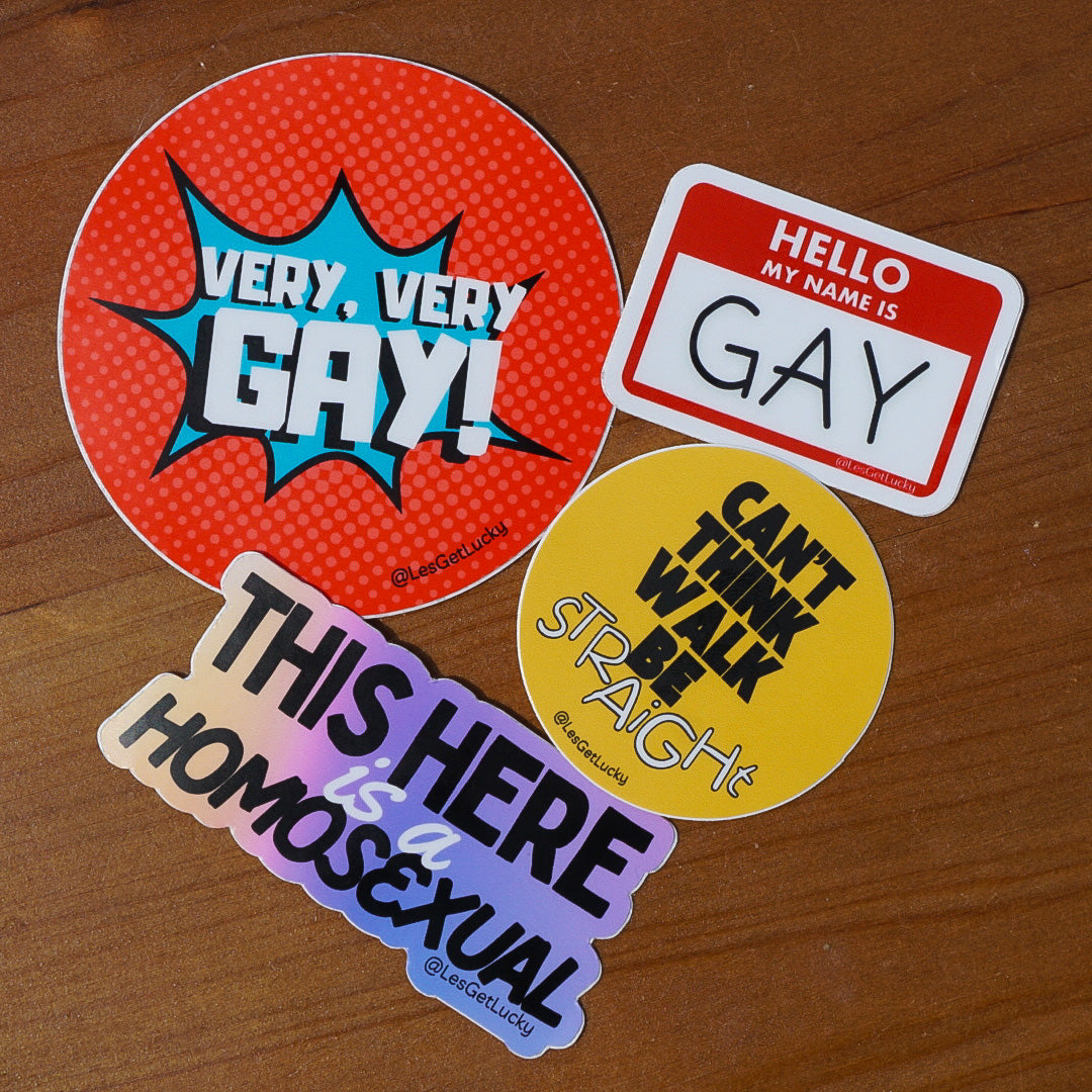 Gay Pride Sticker Mega Bundle | LGBTQ+ Vinyl Stickers | Pride Accessories