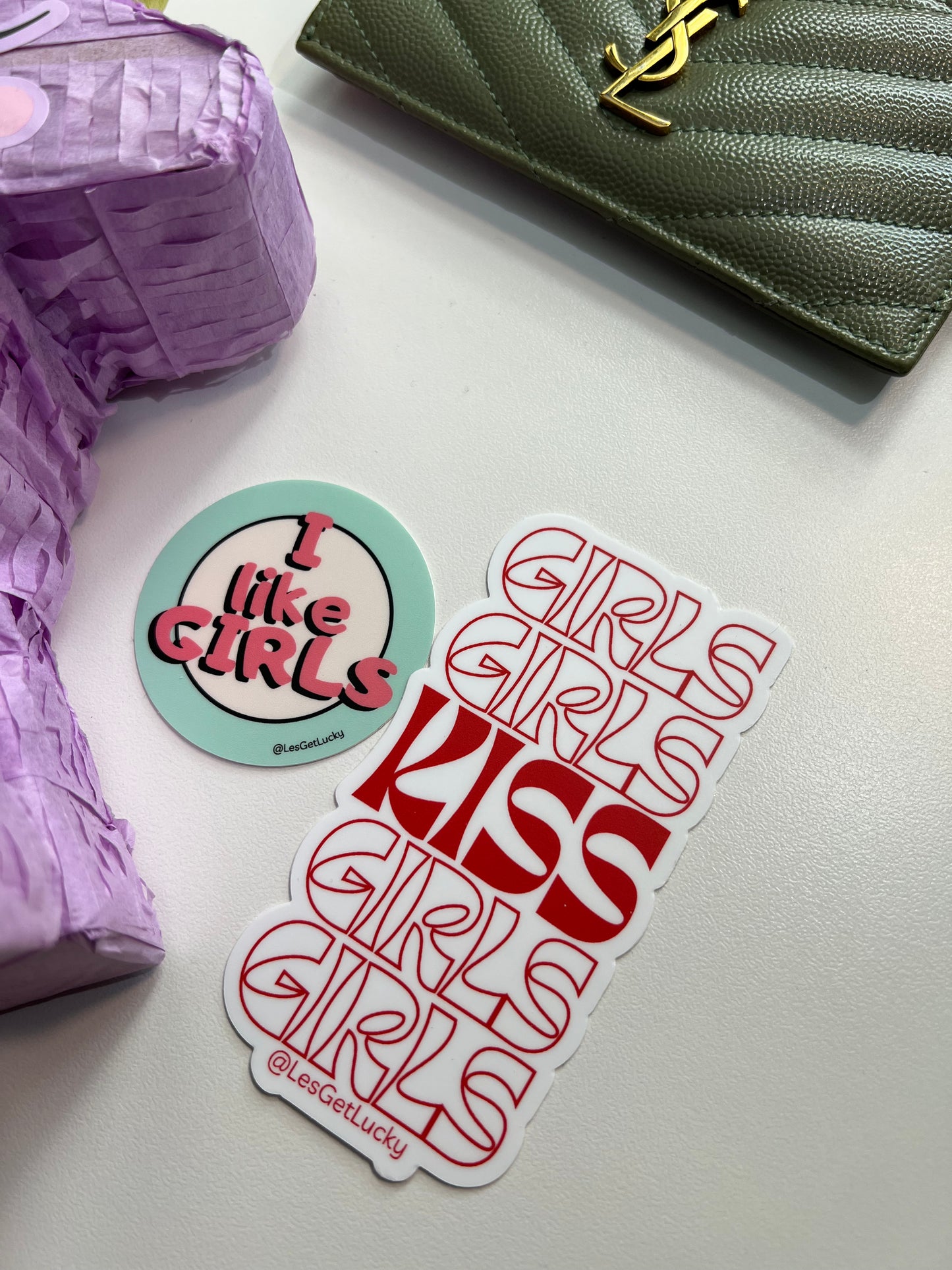 LGBTQ+ Sticker Bundle | Pride Accessories | Lesbian, Gay, Bisexual Merch | Car, Bottle, Laptop Sticker
