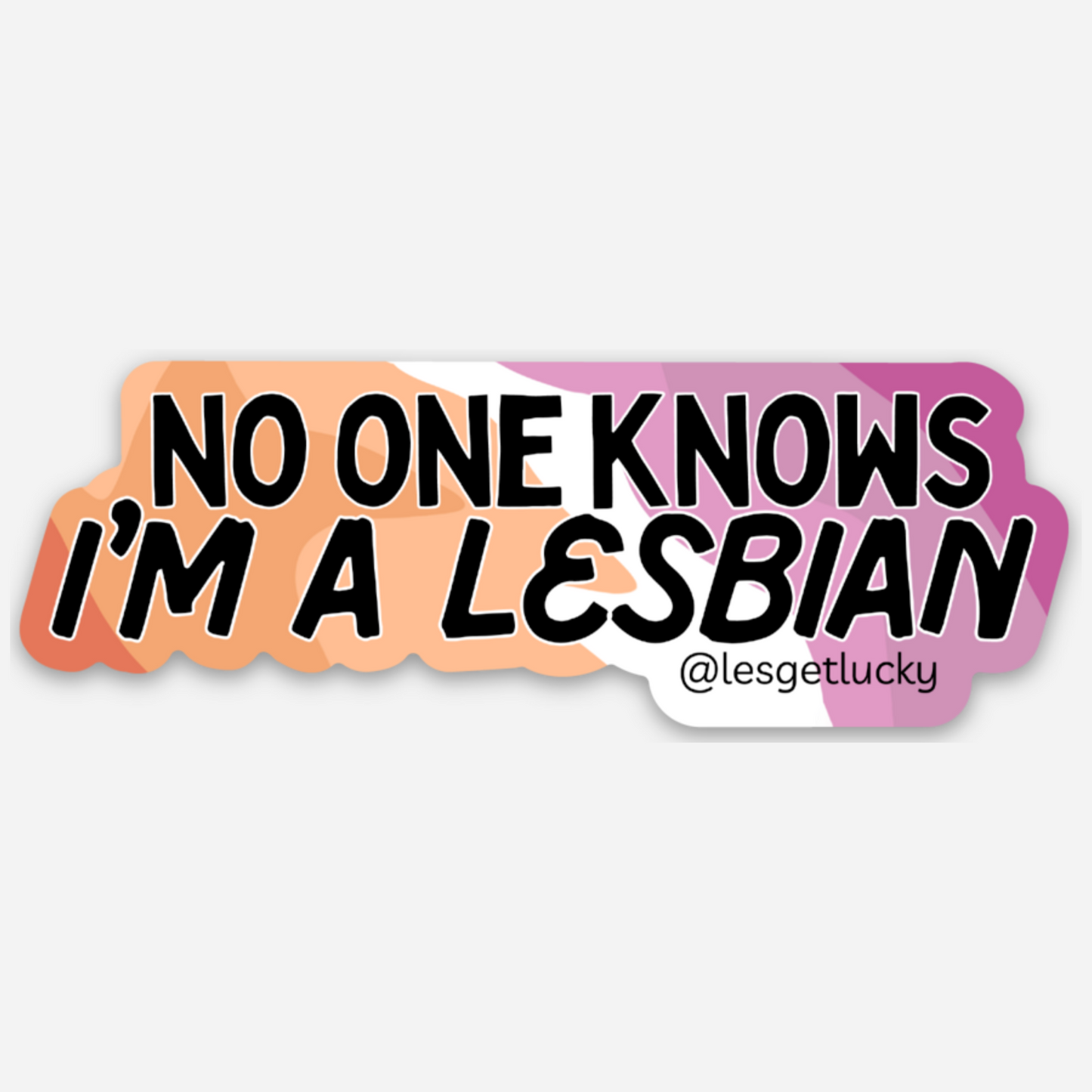LGBTQ+ Sticker | Pride Accessories | Lesbian, Gay, Bisexual Merch | Car, Bottle, Laptop Sticker