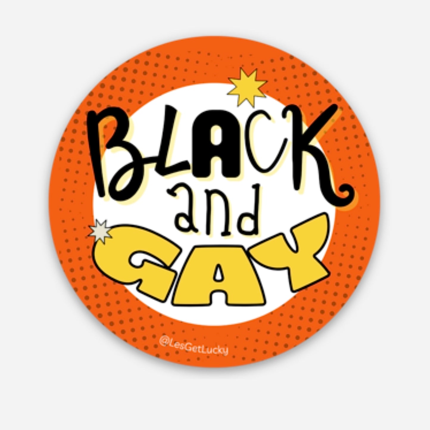 LGBTQ+ Sticker | Black Pride Accessories | Lesbian, Gay, Bisexual Merch | Car, Bottle, Laptop Sticker