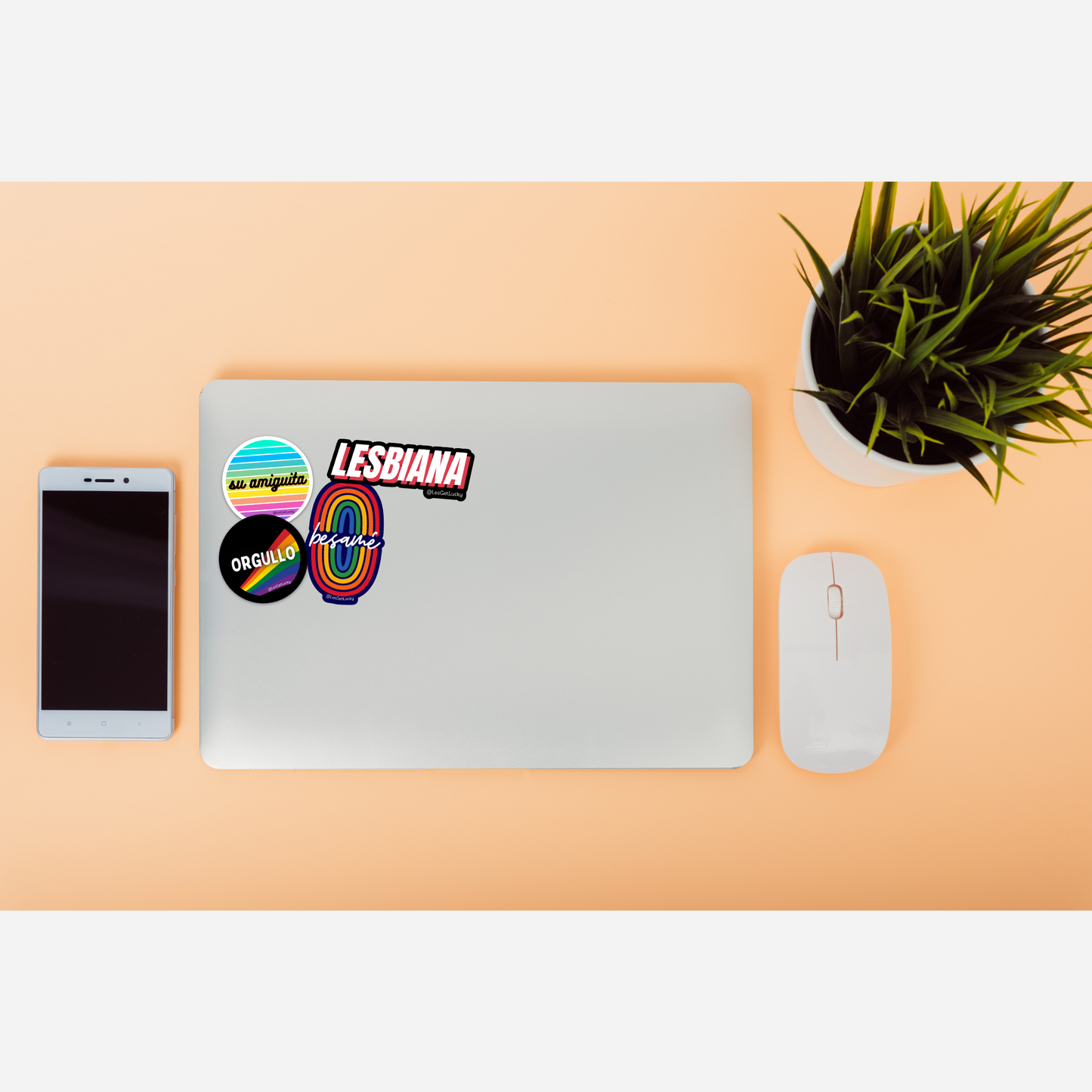 LGBTQ+ Sticker Bundle | Pride Accessories | Lesbian, Gay, Bisexual Merch | Car, Bottle, Laptop Sticker