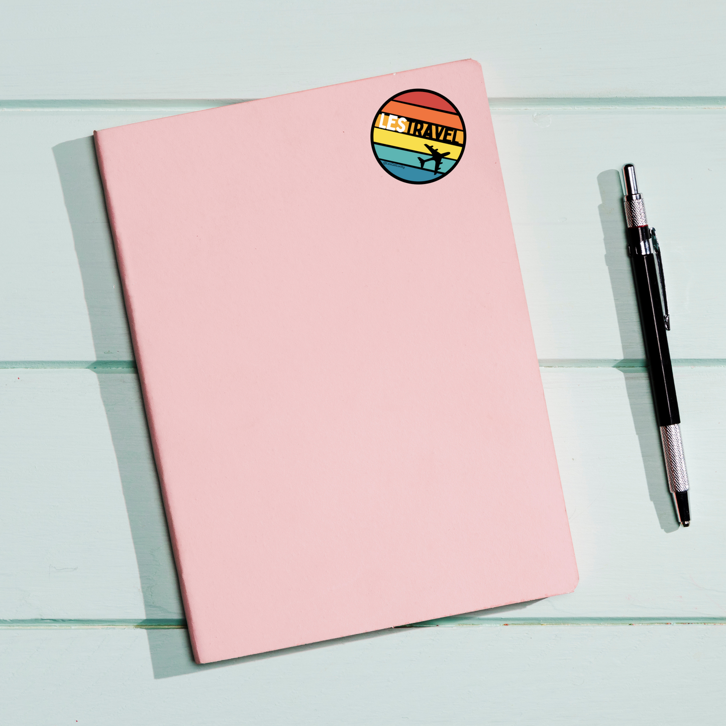 LGBTQ+ Travel Vinyl Sticker | Pride Accessories | Lesbian, Gay, Bisexual Merch | Car, Bottle, Laptop Sticker