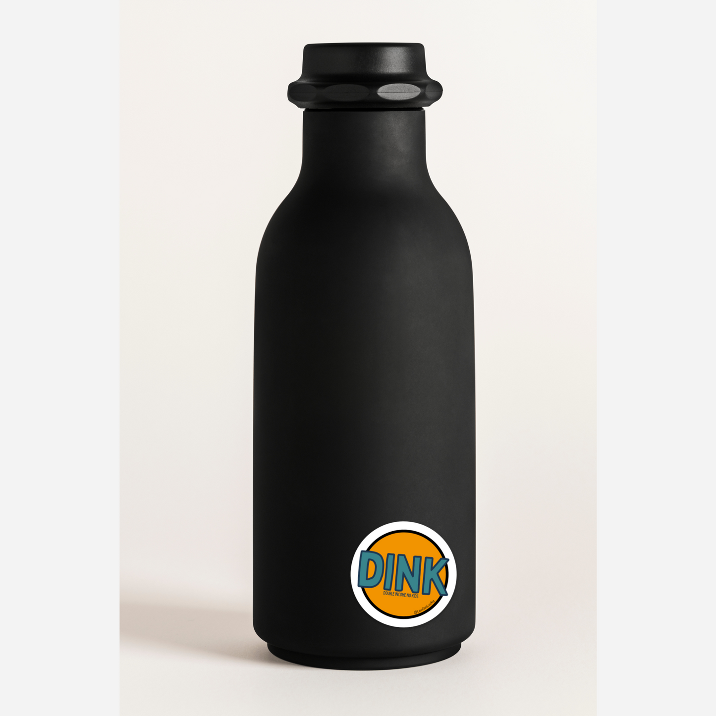 DINK Vinyl Sticker | Double Income, No Kids Accessories | Child-free Car, Laptop Sticker