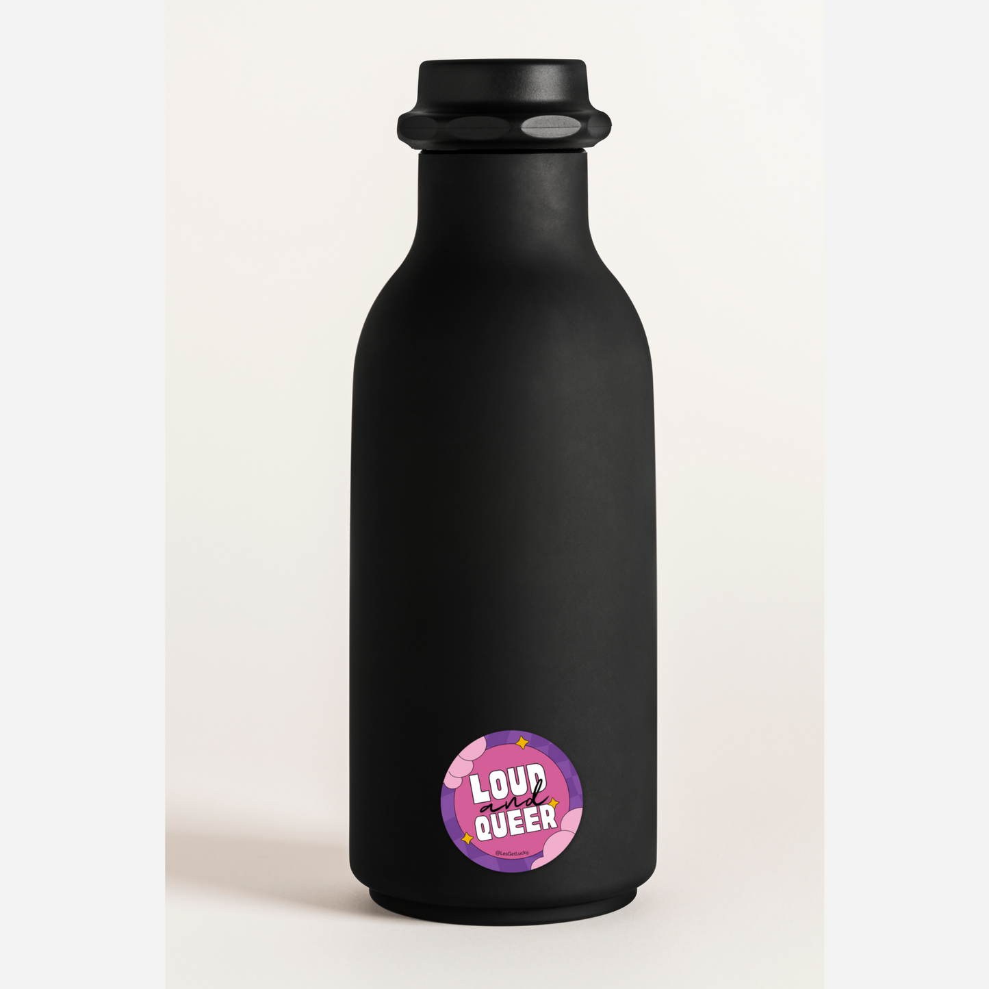 Queer Pride Vinyl Sticker | LGBTQ+ Accessories | Lesbian, Gay, Bisexual Merch | Car, Bottle, Laptop Sticker