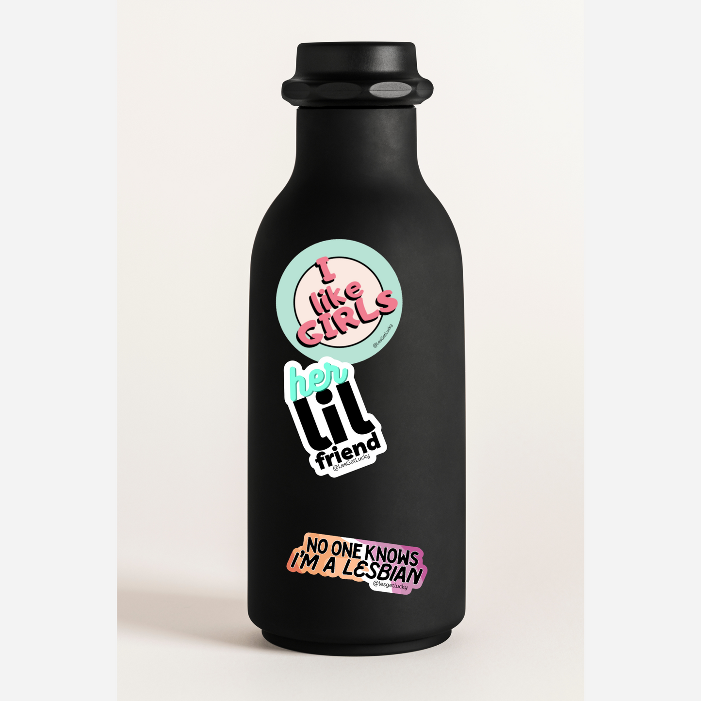 LGBTQ+ Sticker Bundle | Pride Accessories | Lesbian, Gay, Bisexual Merch | Car, Bottle, Laptop Sticker