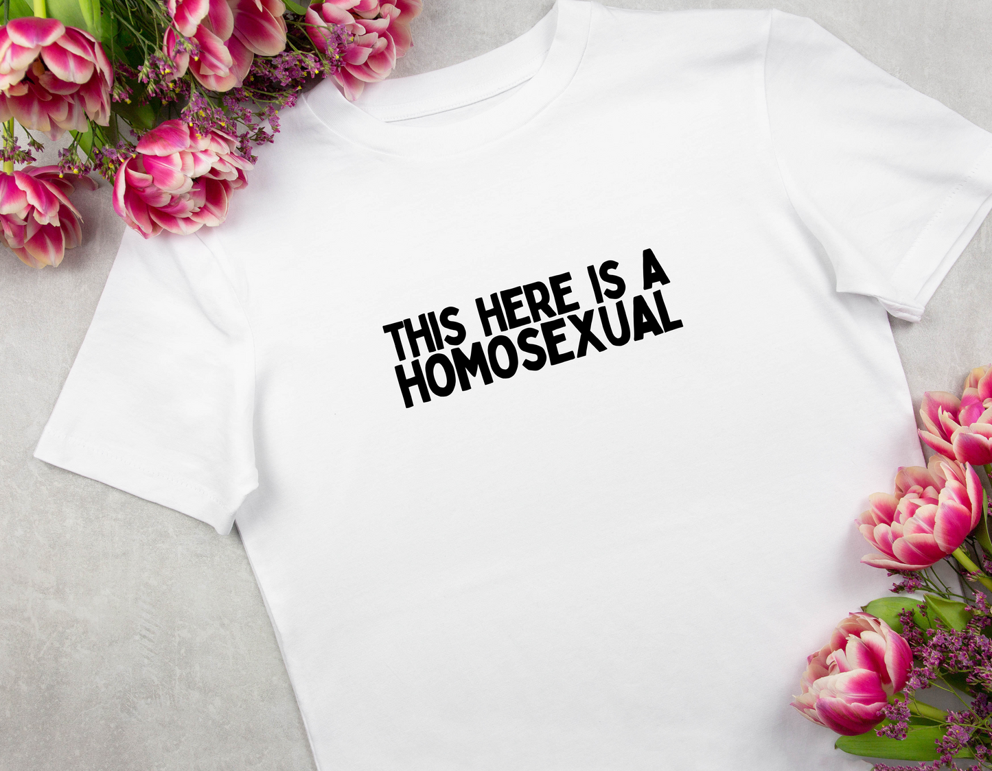 This Here Is a Homosexual | LGBTQ+ Pride T-Shirt | Lesbian and Gay Pride