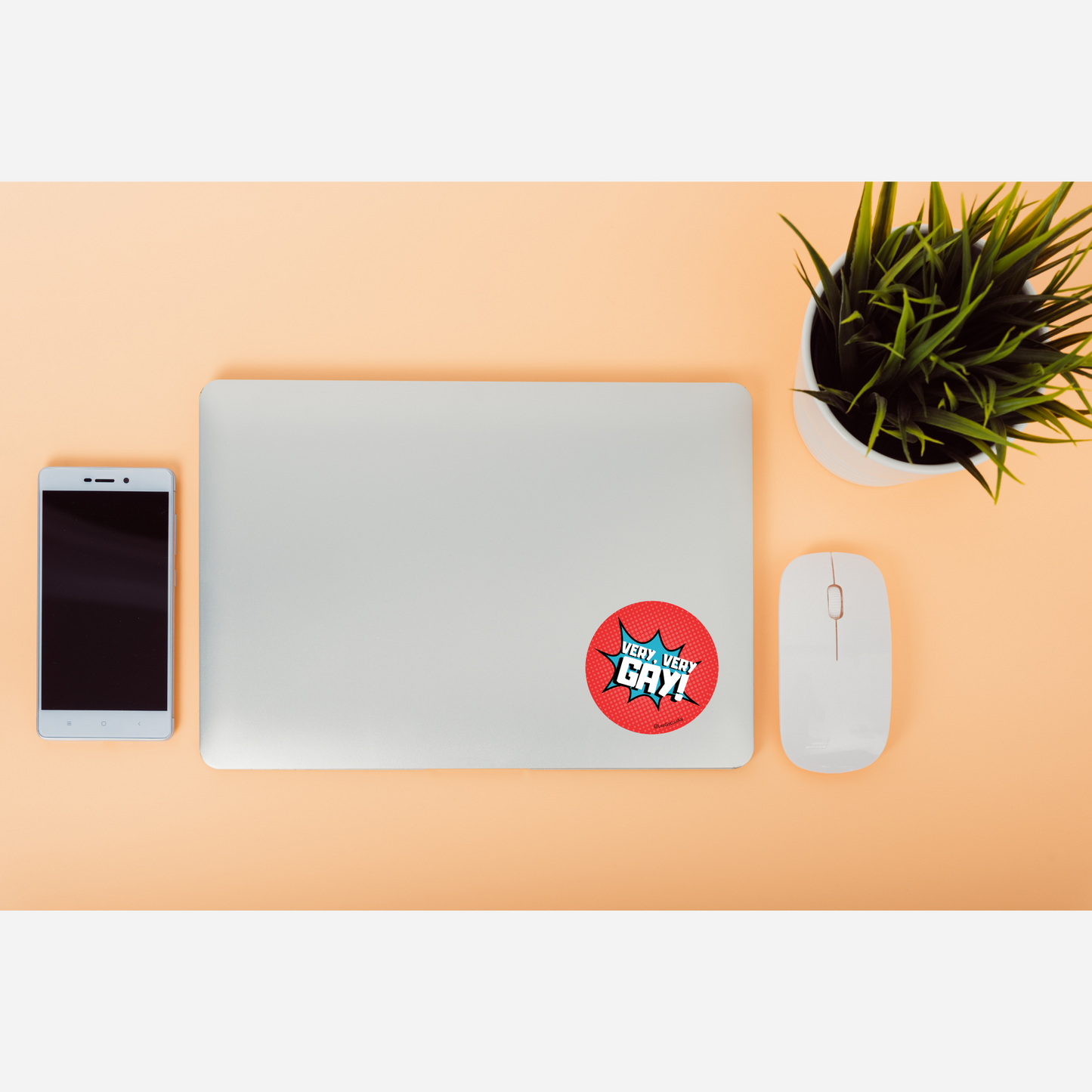 LGBTQ+ Sticker | Pride Accessories | Lesbian, Gay, Bisexual Merch | Car, Bottle, Laptop Sticker