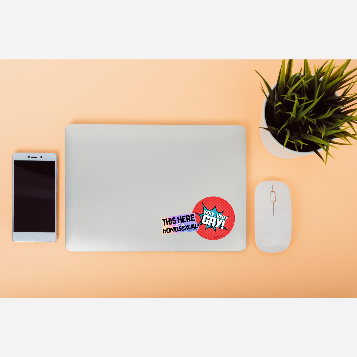 Gay Pride Sticker Mini Bundle | LGBTQ+ Vinyl Stickers | Pride Accessories