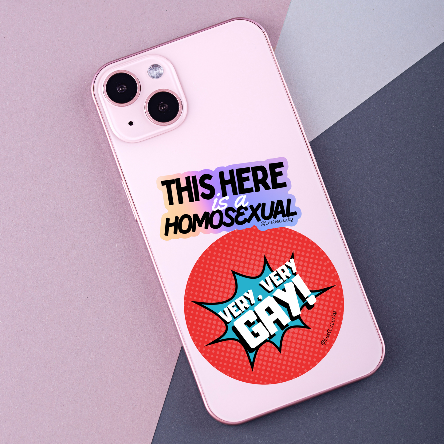 Gay Pride Sticker Mini Bundle | LGBTQ+ Vinyl Stickers | Pride Accessories