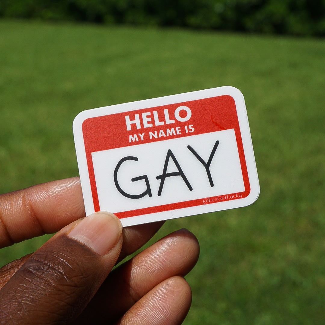 LGBTQ+ Sticker | Gay Pride Accessories | Lesbian, Gay, Bisexual Merch | Car, Bottle, Laptop Sticker