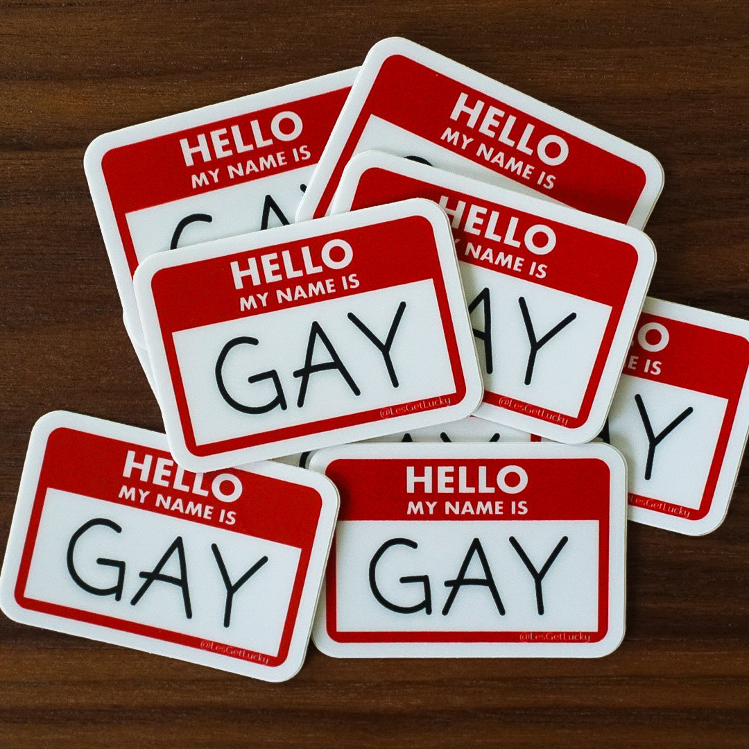 LGBTQ+ Sticker | Gay Pride Accessories | Lesbian, Gay, Bisexual Merch | Car, Bottle, Laptop Sticker
