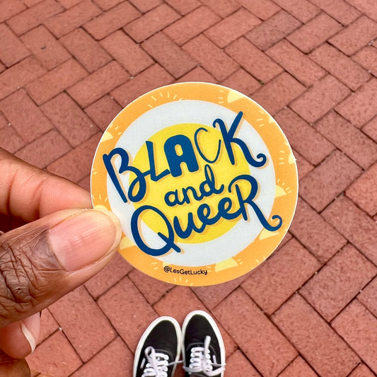 LGBTQ+ Sticker | Black Pride Accessories | Lesbian, Gay, Bisexual Merch | Car, Bottle, Laptop Sticker