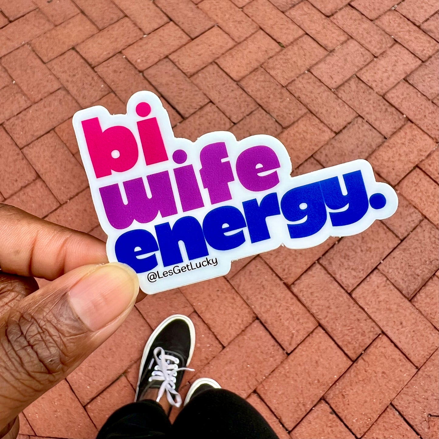 LGBTQ+ Sticker | Pride Accessories | Bisexual Merchandise | Car, Bottle, Laptop Sticker