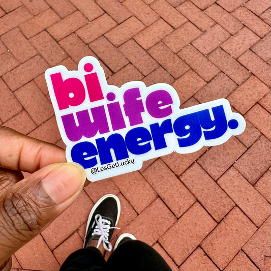 LGBTQ+ Sticker | Pride Accessories | Bisexual Merchandise | Car, Bottle, Laptop Sticker