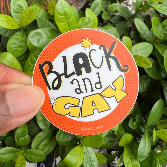 LGBTQ+ Sticker | Black Pride Accessories | Lesbian, Gay, Bisexual Merch | Car, Bottle, Laptop Sticker