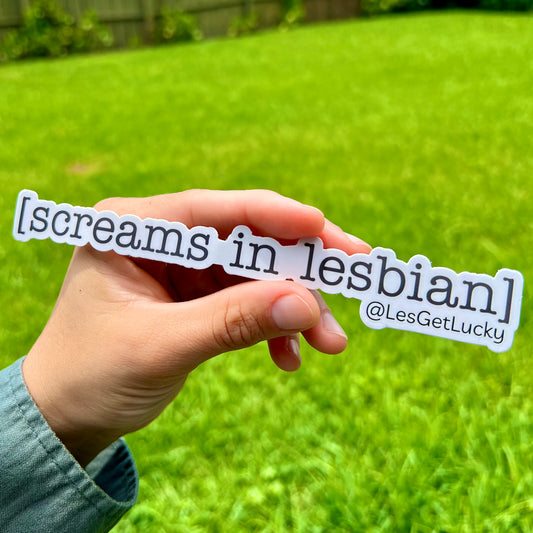 LGBTQ+ Sticker | Lesbian Pride Accessories | Gay, Bisexual Merch | Car, Bottle, Laptop Sticker