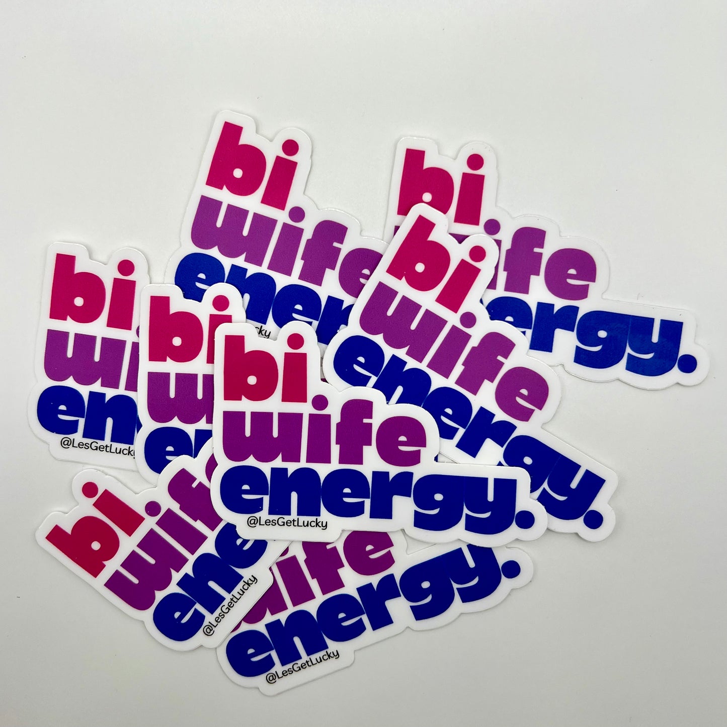 LGBTQ+ Sticker | Pride Accessories | Bisexual Merchandise | Car, Bottle, Laptop Sticker