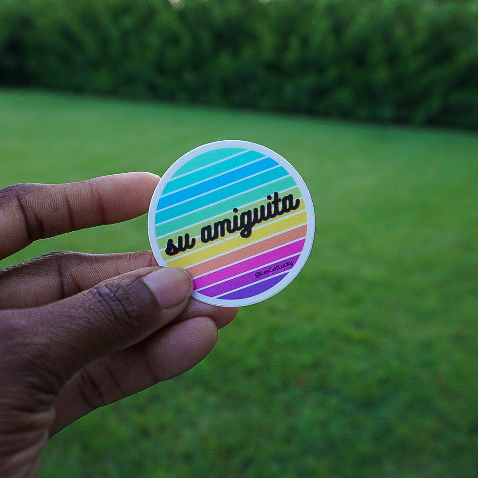 LGBTQ+ Sticker | Pride Accessories | Lesbian, Gay, Bisexual Merch | Car, Bottle, Laptop Sticker
