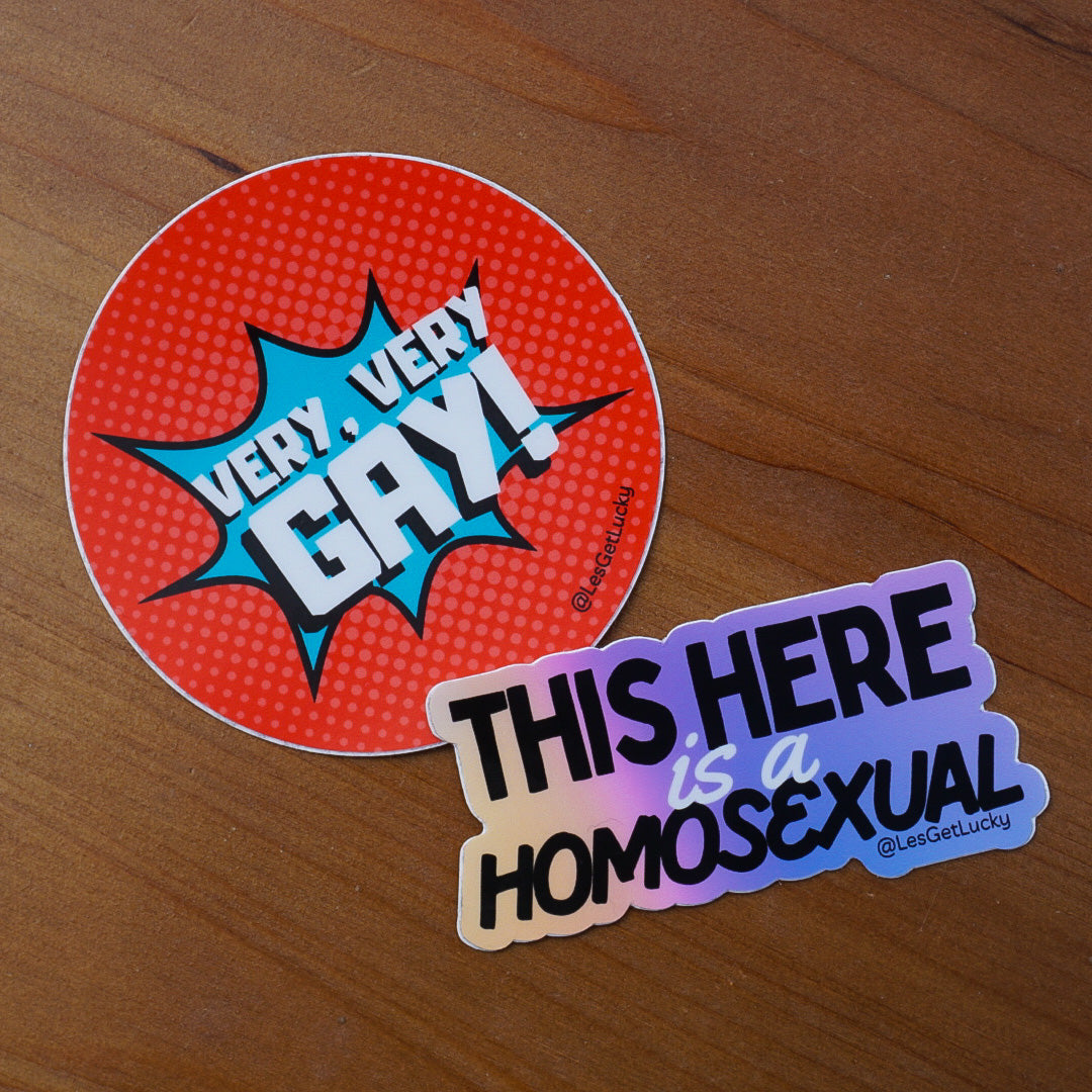 Gay Pride Sticker Mini Bundle | LGBTQ+ Vinyl Stickers | Pride Accessories