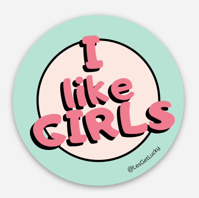 LGBTQ+ Sticker | Pride Accessories | Lesbian, Gay, Bisexual Merch | Car, Bottle, Laptop Sticker